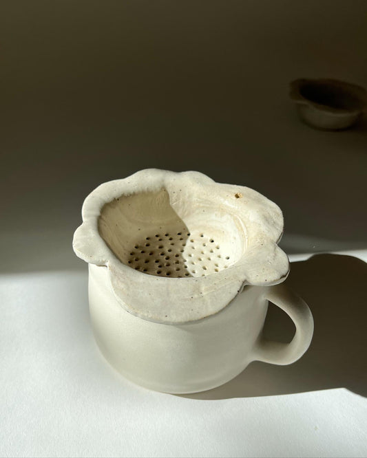 tea strainer - flower shape